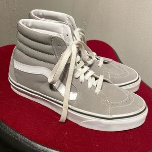 Vans SK8-Hi Gray Shoes, Women’s Size 7.5